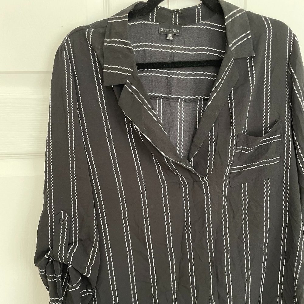 Black & White Stripped Blouse